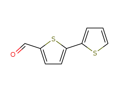 Molecular Structure of 3779-27-9 (2,2'-BITHIOPHENE-5-CARBOXALDEHYDE)