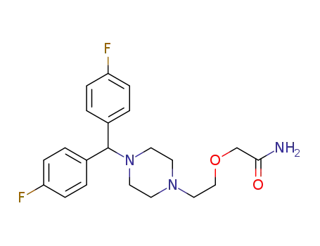 (2-[4-[bis(4-fluorophenyl)methyl]-1-piperazinyl]ethoxy)acetamide