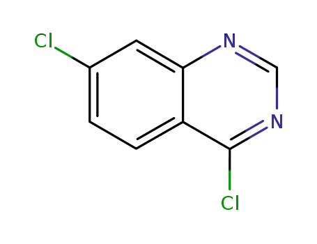 Molecular Structure of 2148-57-4 (4,7-Dichloroquinazoline)