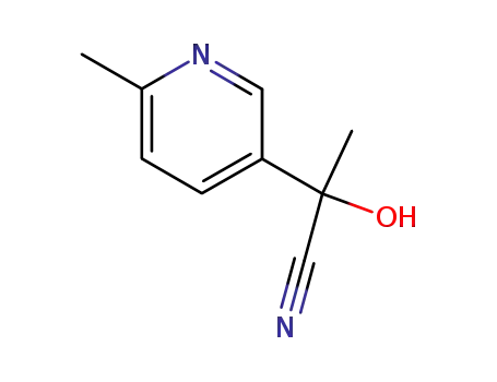 2-hydroxy-2-(6-methyl-[3]pyridyl)-propionitrile