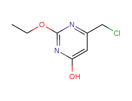 Molecular Structure of 94171-01-4 (4(1H)-Pyrimidinone, 6-(chloromethyl)-2-ethoxy-)