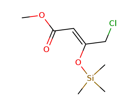 (Z)-4-Chloro-3-[(trimethylsilyl)oxy]-2-butenoic acid, methyl ester