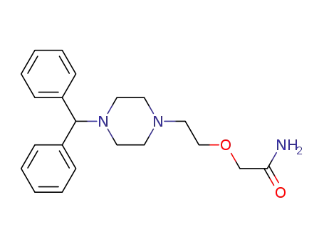 2-[2-[4-(diphenylmethyl)-1-piperazinyl]ethoxy]-acetamide