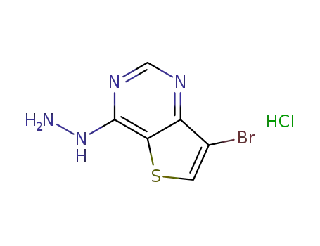 (7-bromothieno[3,2-d]pyrimidin-4-yl)hydrazine hydrochloride