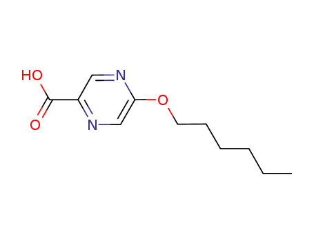 5-(hexyloxy)pyrazine-2-carboxylic acid