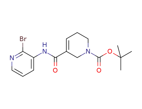 tert-butyl 3-[(2-bromo-3-pyridyl)carbamoyl]-1,2,5,6-tetrahydropyridine-1-carboxylate