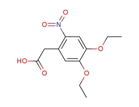 4,5-diethoxy-2-nitro-phenylacetic acid