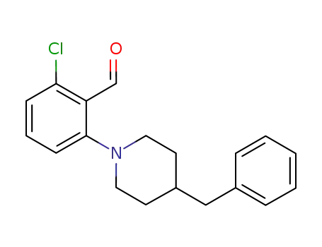 2-chloro-6-(4-benzylpiperidine)benzaldehyde