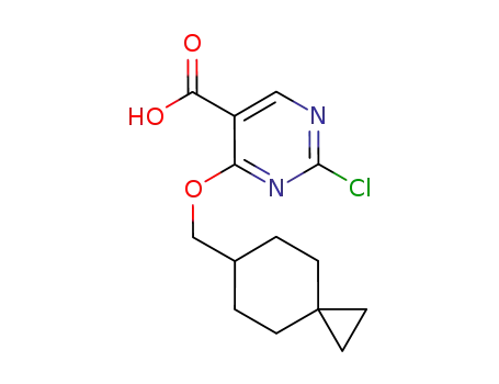2-chloro-4-(spiro[2.5]oct-6-ylmethoxy)pyrimidine-5-carboxylic acid
