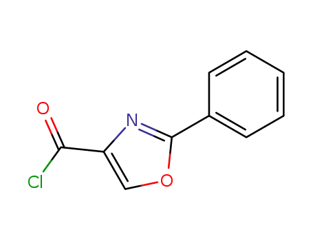 Molecular Structure of 1204-70-2 (4-Oxazolecarbonyl chloride, 2-phenyl- (7CI,8CI,9CI))