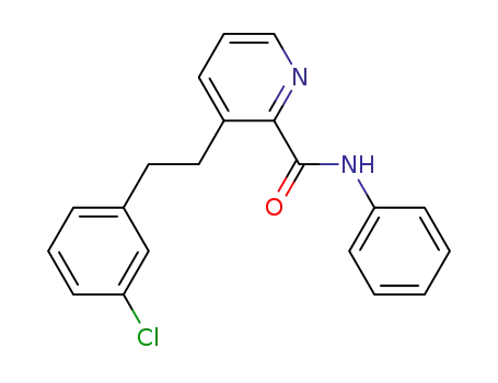 N-phenyl-3-[2-(3-chlorophenyl)ethyl]-2-pyridine carboxamide