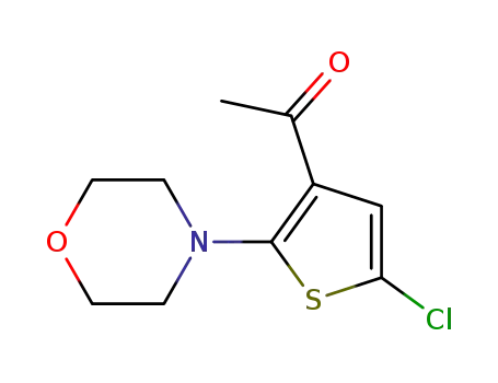 3-acetyl-5-chloro-2-(4-morpholino)thiophene