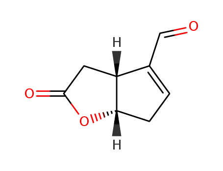 (1S,5S)-3-oxo-2-oxabicyclo<3.3.0>oct-6-en-6-carbaldehyde