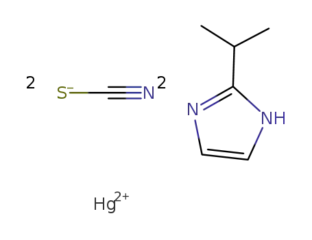 (2-isopropylimidazole)2Hg(SCN)2