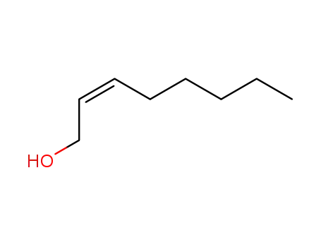Molecular Structure of 26001-58-1 ((2Z)-2-Octene-1-ol)