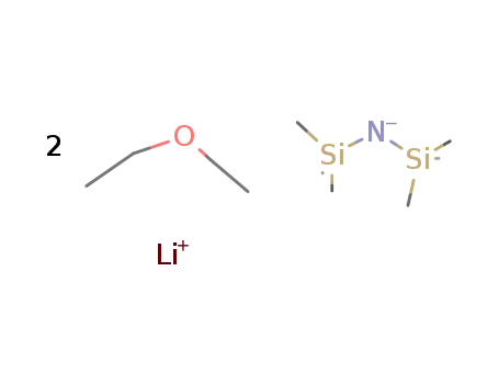 Molecular Structure of 78804-38-3 (Lithium,
bis[1,1'-oxybis[ethane]][1,1,1-trimethyl-N-(trimethylsilyl)silanaminato]-)