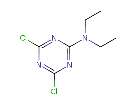 1722-19-6,2-(N,N-DIETHYLAMINO)-4,6-DICHLOROTRIAZINE,s-Triazine,2,4-dichloro-6-(diethylamino)- (6CI,7CI,8CI);1,3-Dichloro-5-diethylamino-2,4,6-triazine; 2,4-Dichloro-6-(diethylamino)-s-triazine;2,4-Dichloro-6-diethylamino-1,3,5-triazine;2,6-Dichloro-4-diethylamino-1,3,5-triazine;2-Diethylamino-4,6-dichloro-1,3,5-triazine;2-Diethylamino-4,6-dichloro-s-triazine;4,6-Dichloro-2-(diethylamino)-1,3,5-triazine; 4,6-Dichloro-2-(diethylamino)-s-triazine;4,6-Dichloro-N,N-diethyl-1,3,5-triazin-2-amine;N-(4,6-Dichloro-[1,3,5]triazin-2-yl)diethylamine