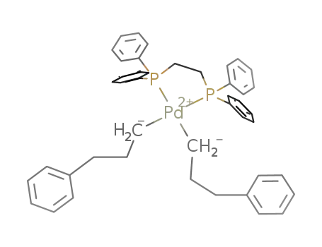 bis(3-phenylpropyl)[1,2-bis(diphenylphosphanyl)ethane]palladium