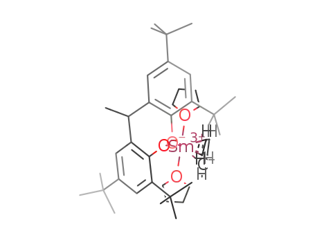 [(η5-C5H5)Sm(2,2'-ethylidene-bis(4,6-di-tert-butylphenoxo))(THF)2]