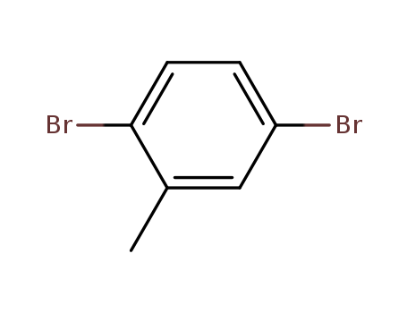615-59-8,2,5-Dibromotoluene,Toluene,2,5-dibromo- (6CI,7CI,8CI);1,4-Dibromo-2-methylbenzene;1,4-Dibromotoluene;3,6-Dibromotoluene;NSC 6222;