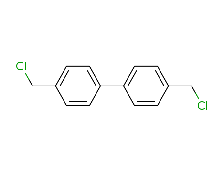 1667-10-3,4,4'-Bis(chloromethyl)-1,1'-biphenyl,p,p'-Bitolyl,a,a'-dichloro- (6CI,7CI,8CI);4,4'-Bis(chloromethyl)-1,1'-biphenyl;4,4'-Bis(chloromethyl)biphenyl;4,4'-Bis(chloromethyl)diphenyl;NSC 74077;p,p'-Bis(chloromethyl)biphenyl;