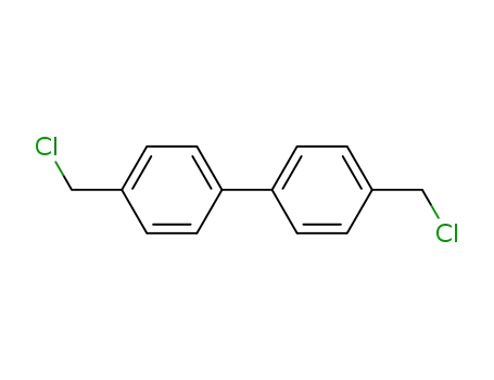 Molecular Structure of 1667-10-3 (4,4'-Bis(chloromethyl)-1,1'-biphenyl)