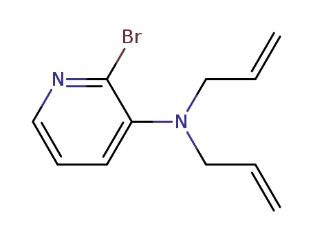 2-bromo-3-(N,N-diallylamino)pyridine