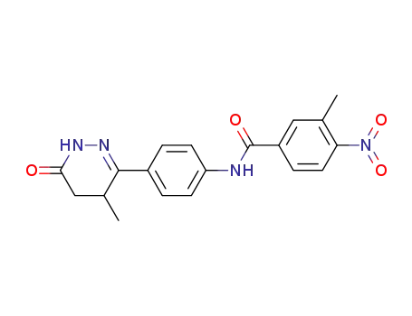 3-methyl-4-nitro-N-(4-(4-methyl-6-oxo-1,4,5,6-tetrahydropyridazin-3-yl)phenyl)benzamide