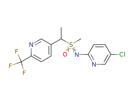 3-[1-ethyl(N-(2-(5-chloro)pyridine)-sulfoximinyl)(methyl)]-6-trifluoromethylpyridine
