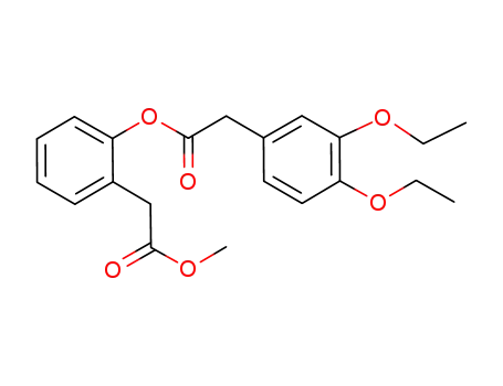 2-(2-methoxy-2-oxoethyl)phenyl 2-(3,4-diethoxyphenyl)acetate