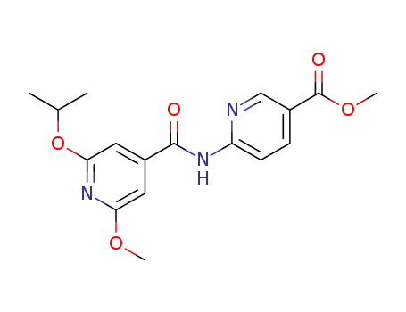 6-[(2-isopropoxy-6-methoxy-pyridine-4-carbonyl)-amino]-nicotinic acid methyl ester