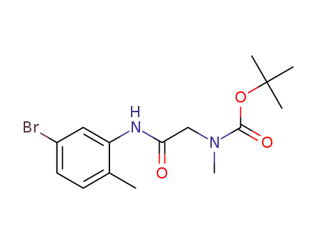 tert-butyl 2-(5-bromo-2-methylphenylamino)-2-oxoethyl(methyl)carbamate