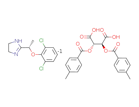 (+/+)-lofexidine di-p-toluoyl-D-tartarate