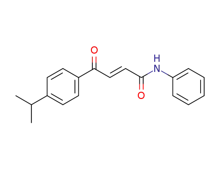 (E)-4-(4-isopropylphenyl)-4-oxo-2-butenoic acid phenylamide