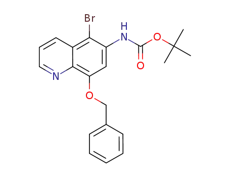 8-benzyloxy-5-bromo-6-(tert-butyloxycarbonylamino)quinoline