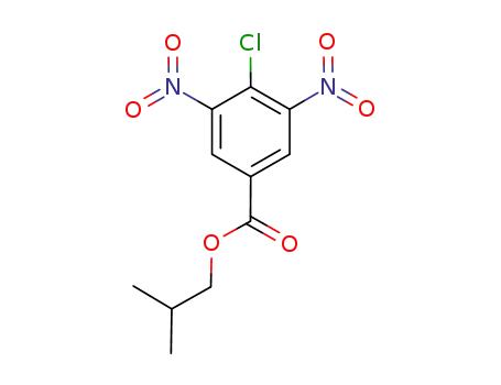 Molecular Structure of 58263-53-9 (4-CHLORO-3,5-DINITRO-BENZOIC ACID ISOBUTYL ESTER)