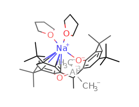 [(2,2-ethylidenebis(4,6-di-tert-butylphenolato))Al(CH3)2Na(tetrahydrofuran)2]