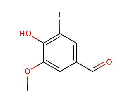 Molecular Structure of 5438-36-8 (5-Iodovanillin)