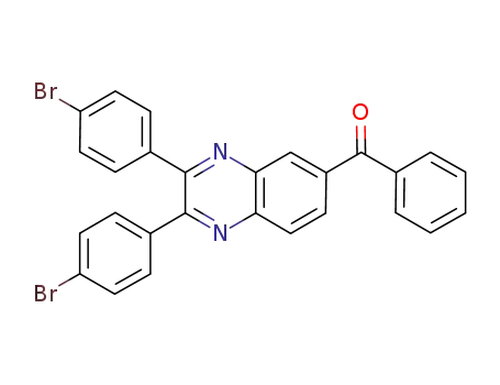 (2,3-bis(4-bromophenyl)quinoxalin-6-yl)(phenyl)methanone