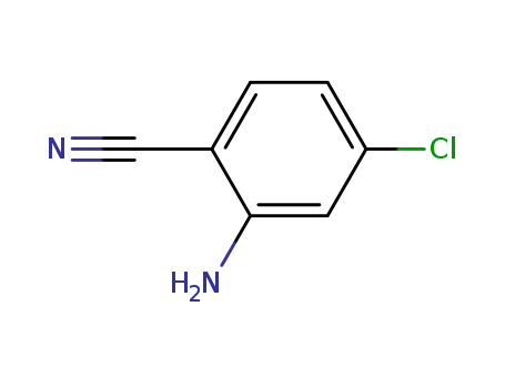 38487-86-4,2-Amino-4-chlorobenzonitrile,Anthranilonitrile,4-chloro- (6CI);4-Chloroanthranilonitrile;5-Chloro-2-cyanoaniline;