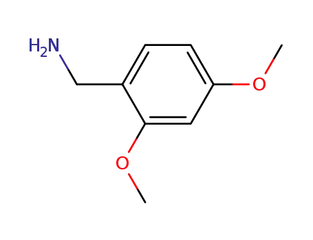 Molecular Structure of 20781-20-8 (2,4-Dimethoxybenzylamine)
