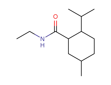 Molecular Structure of 39711-79-0 (N-Ethyl-p-menthane-3-carboxamide)