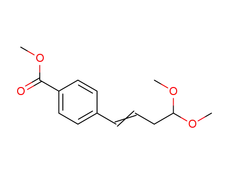 methyl 4-(4,4-dimethoxy-1-butenyl)benzoate
