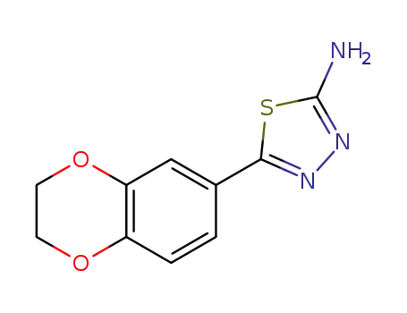 N-(5-(2,3-dihydrobenzo[b][1,4]dioxin-6-yl)-1,3,4-thiadiazol)-2-amine