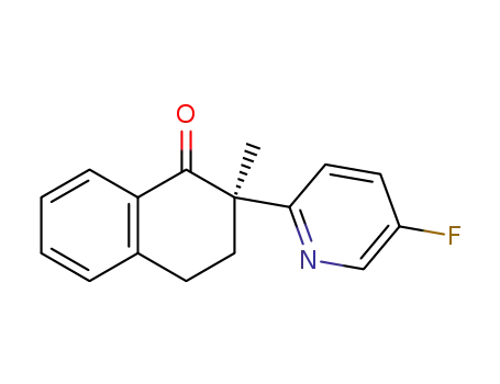 2-(5-fluoropyridin-2-yl)-2-methyl-3,4-dihydronaphthalen-1(2H)-one