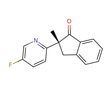 2-methyl-2-(5-flouropyridin-2-yl)-2,3-dihydro-1H-inden-1-one