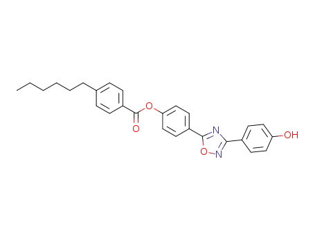 4-[3-(4-hydroxyphenyl)-1,2,4-oxadiazol-5-yl]phenyl 4-hexyl-benzoate