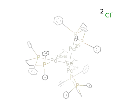 tris[bis(diphenylphosphino)ethane]di-μ3-selenidotripalladium dichloride