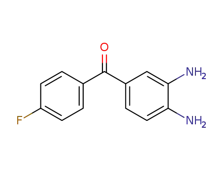Molecular Structure of 66938-86-1 ((3,4-DIAMINOPHENYL)(4-FLUORO PHENYL)METHANONE)