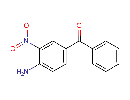 Molecular Structure of 31431-19-3 (4-Amino-3-nitrobenzophenone)